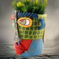 thumbnail image 5 of 2PCS Handmade Art Abstract Resin Flower Pot Fun Decorative, 5 of 5