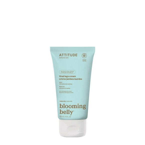 ATTITUDE blooming belly, Tired Legs Cream, Mint, 150 mL