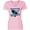 AD-Pink, variant on Inktastic California with Triangle and Palm Trees in Blue Women's V-Neck T-Shirt