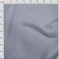 thumbnail image 4 of oneOone Cotton Cambric Light Blue Fabric Tribal Craft Projects Decor Fabric Printed By The Yard 42 Inch Wide, 4 of 4