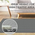 thumbnail image 2 of Braided Area Rug x Ft Washable Rugs for Entryway Throw Rugs Rubber Backed Boho Door Mat Indoor Entrance Cotton Kitchen Rugs Woven Front Door Rug for Foyer Living Room Tan/, 2 of 8