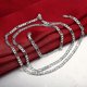 thumbnail image 3 of 40-75cm 925 Silver 4mm Figaro Chain Necklace For Women Men Long Necklace Hip Hop Jewelry Gift, 3 of 5