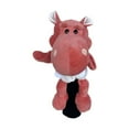 thumbnail image 1 of Funda de animales para cabeza de Golf, cubierta de felpa de madera para cabeza de Golf, suministros novedosos, protección de manga para entrenamiento hipopótamo rojo, 1 of 8