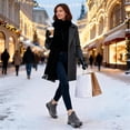 thumbnail image 3 of Ablanczoom Snow Boots Women Winter Warm Faux Fur Comfortable Woman Ankle Booties, 3 of 8