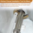 thumbnail image 2 of Qucyy 118305 Kitchen Faucet Installation Tool for Moen Kitchen Sink Faucet, faucet wrench tool Help Removal and Install Faucet Mounting Hardware, Faucet Replacement Parts Repairing Plumbing Fixtures, 2 of 5