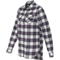 thumbnail image 4 of Burnside Women�'s Yarn-Dyed Long Sleeve Flannel Shirt, 4 of 7