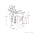 thumbnail image 2 of CorLiving Miramar Hardwood Outdoor Chair and Side Table Set, 2 of 8