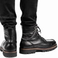 thumbnail image 4 of 1set 4pcs 2 colors Iron Boot Strap Chains with Alloy Spring Gate Rings & Golden 235mm 2pcs/color, 4 of 9