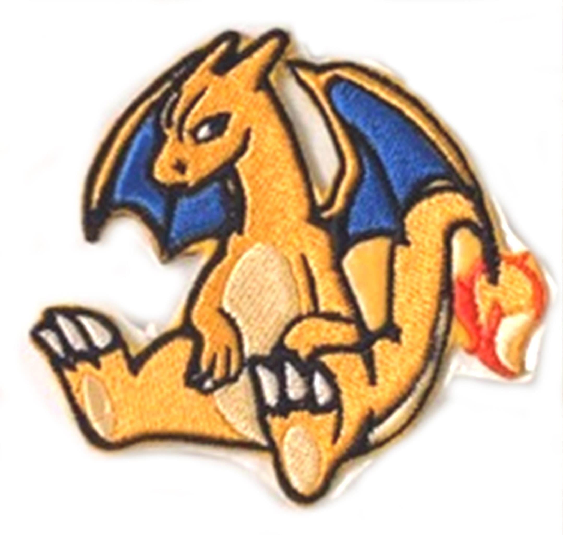 Shiny Mega Mega Charizard Y Pokemon X And Y Char Iron on Transfer Patches  for Kids Clothing DIY Badge Washable Stickers Applique on Clothes Heat  Press