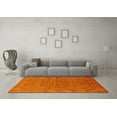 thumbnail image 3 of Ahgly Company Indoor Square Oriental Yellow Industrial Area Rugs, 5' Square, 3 of 4