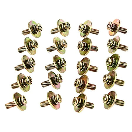 

20Pcs Metal Drum Set Lug Claw Hook Mount Screws Hardware for Snare Accessories