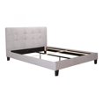 thumbnail image 4 of Moe's Home Collection Eliza Contemporary Fabric King Platform Bed in Light Gray, 4 of 6