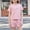 Pink, variant on Boys Girls Striped Summer Co-ord 2 Piece Short Sleeve Active Set Nylon Spandex Cooling Outfit High Elasticity Leisure Pink Size 1-2Years