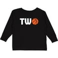 thumbnail image 3 of Inktastic Basketball Second Birthday Boys or Girls Long Sleeve Toddler T-Shirt, 3 of 5