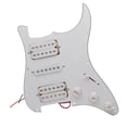 thumbnail image 1 of Guitar Pickguard, Five Way Switch, Professional Vintage Metal Pickup Bridge Set, HSH white, 1 of 9