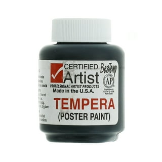 BesTemp Tempera Paint Black 16 oz