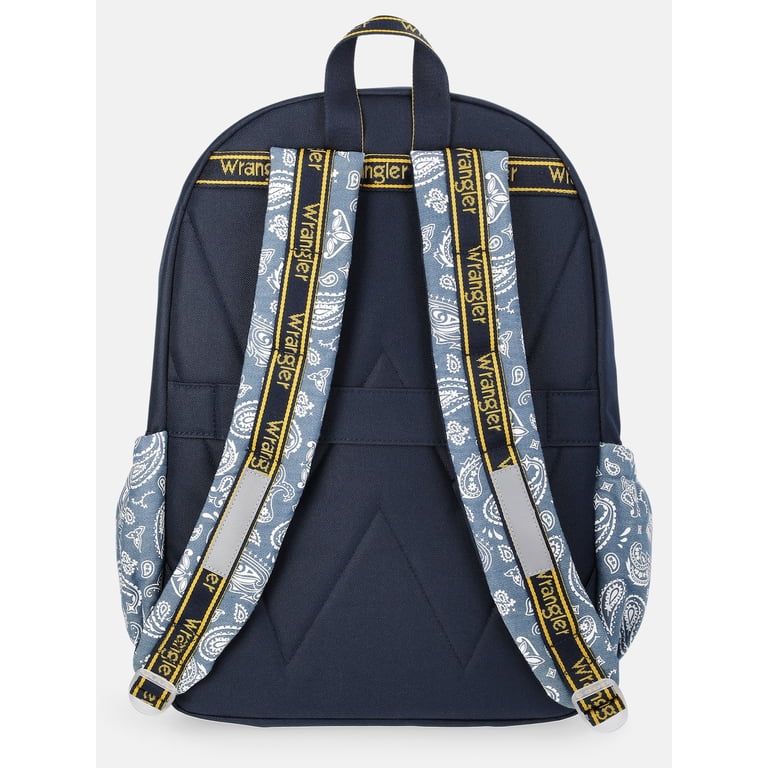 Paisley Bandana Print School Backpack with Laptop Sleeve photo 2