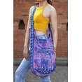 thumbnail image 4 of Tu acogedor bolso bandolera Boho bolso de algodón hecho a mano para unisex, 4 of 5