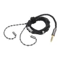 thumbnail image 2 of Cable de auriculares chapado en plata, cable de auriculares de repuesto Cable de auriculares de repuesto profesional Núcleo Cable de cobre chapado en plata Construcción robusta, 2 of 8