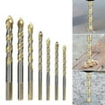 thumbnail image 4 of Chendee 1Pc Alloy Triangle Drill Bit For Porcelain Tile Concrete Brick Glass Hole Punch,10Mm, 4 of 6