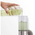thumbnail image 2 of Manual Pressing Head Wall Mounted Soap Dispenser Shower Liquid Shampoo & Soap Dispenser with Translucent Container (500ml-Silver), 2 of 7