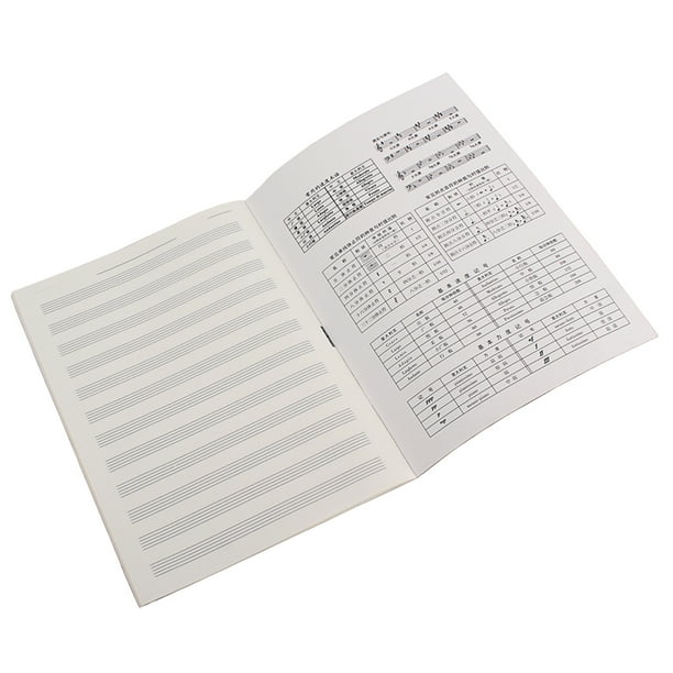 Mi cuaderno de escritura musical: 7 sistemas estándar por