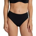 thumbnail image 2 of Freya Jewel Cove High Waist High Leg Swim Brief (7236),Large,Plain Black, 2 of 4