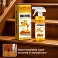 thumbnail image 2 of Beeswax Spray for Wood, Bees Wax Furniture Polish and Cleaner with Sponge and Towel, Natural Beeswax Cleaner for Furniture Floors Cabinets, Wood Care for Shine and Protection, 2 of 8