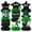 Green, variant on 9-Piece Prom Night Honeycomb Centerpieces, 2025 Graduation Table Decorations with Black & Silver Design, Ideal for High School And College Graduation Parties, Creating A Memorable Prom Atmosphere