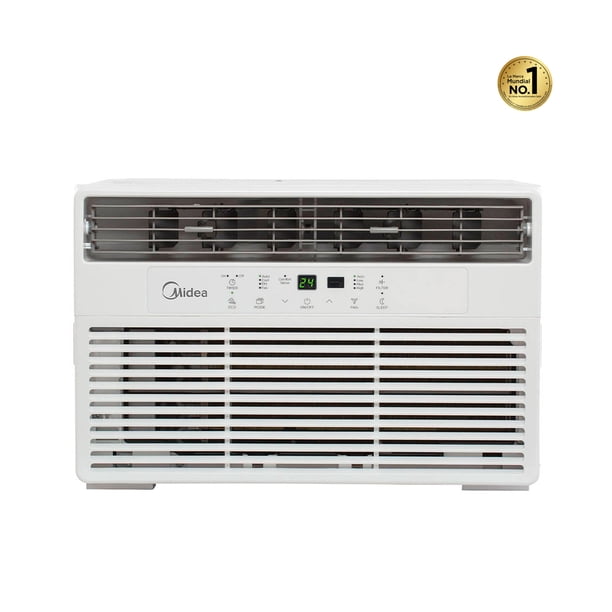 AIRE ACONDICIONADO VENTANA MIDEA MAW12 1 TON 110V blanco 1
