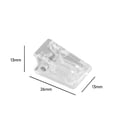 thumbnail image 2 of MYG 20 PCS Shower Curtain Clips, Tapestry Hangers Spring Clips,Wall Clips, 2 of 7