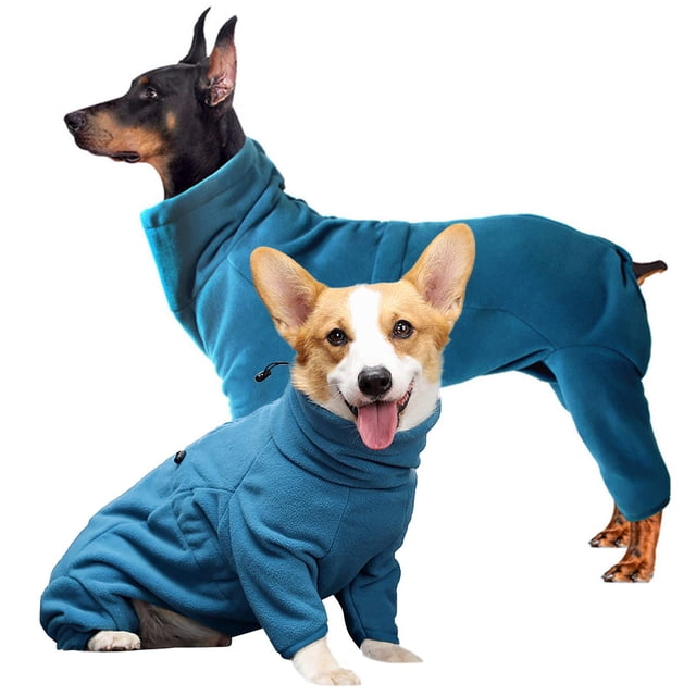 Abrigo de invierno para perros ROZKITCH, pijama de forro polar suave, 2XL
