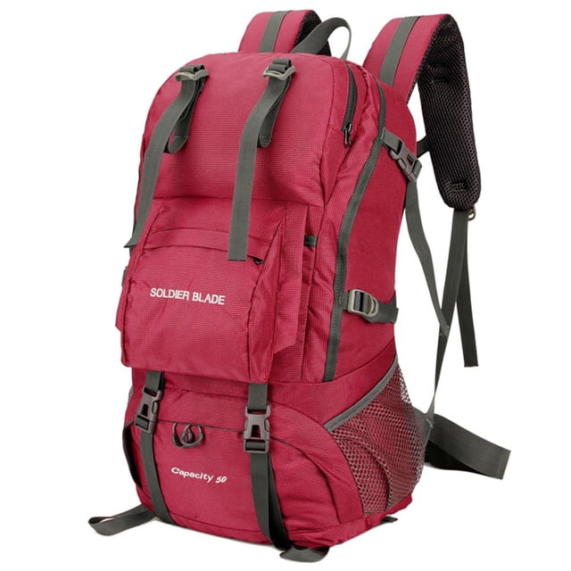 Sac de Course Imperméable 50L Grande Capacité Sac de Jogging Respirant pour Randonnée Camping