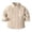 Beige, variant on Boys Girls White Dress Shirts Button Down Shirt Long Sleeve Formal School Uniform Shirts 3T