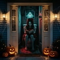 thumbnail image 6 of Cheap Halloween Decorations Clearance for Home – Halloween Class Door Cover 70.86x35.43 inch, Halloween Themed Designs Door Covers Decorative, Winter Front Door Decor (B), 6 of 6
