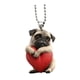 thumbnail image 3 of Llavero con colgante de perro, llavero colgante para coche, adorno, mochila bonita, llavero colgante para fiesta de aniversario, bolso para hombres y, 3 of 8