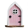 thumbnail image 2 of Porte de Fée Elf Porte de Fée en Bois Décorations d'Arbre de Fée Porte Elfe, 2 of 4