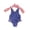 Blue, variant on Musuos Kids Girls One-Pieces Swimsuit 18M 24M 3Y 4Y 5Y 6Y Floral/Stars Print Bowknot Sleeveless Ruffles Summer Beachwear Bathing Suit