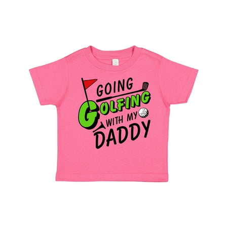 

Inktastic Going Golfing with My Daddy- Kids Golf Gift Toddler Boy or Toddler Girl T-Shirt