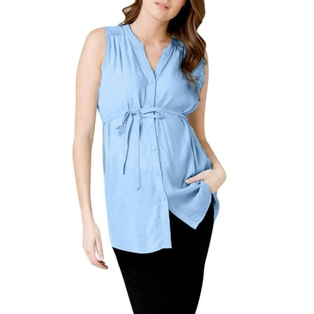 

koaiezne Striped Blouse Solid Summer Maternity Women Cloth Breastfeeding Pregnant Maternity blouse plus Size Maternity Shirt Sleeve Large