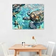 thumbnail image 2 of Orinice Turtles Ocean Starfish Aesthetic Poster & Print Wall Painting for Classroom Kitchen Office Decor 20x16in, 2 of 6