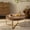 Natural, variant on BSHTI 33.86"Modern Retro Splicing Round Coffee Table, Fir Wood Table Top with Black Cross Legs Base