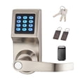 thumbnail image 1 of HAIFUAN Digital Door Lock,Unlock with Remote Control, M1 Card, Code and Key,Handle Direction Reversible, 1 of 6