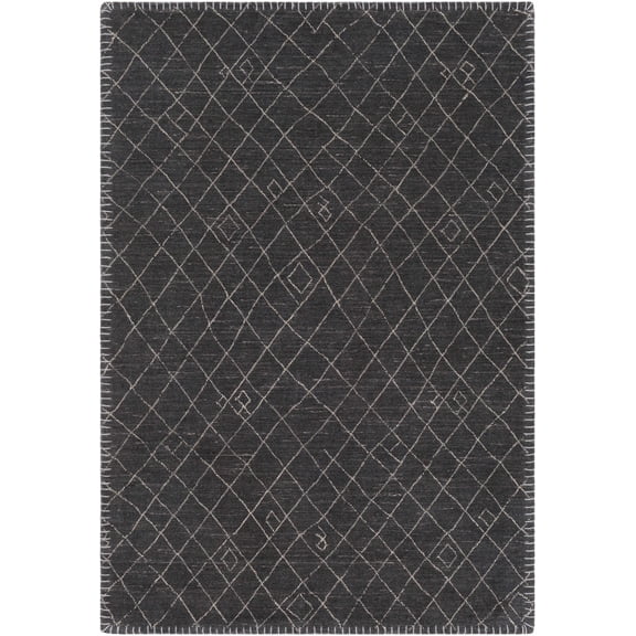 BoutiqueRugs Brimbank Bohemian, Transitional Area Rug - Black, Ivory - 2' x 3'