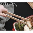 thumbnail image 2 of Toast Tongs Toast Tongs Bamboo Kitchen Tongs for Toasters Chopsticks 18cm, 2 of 4