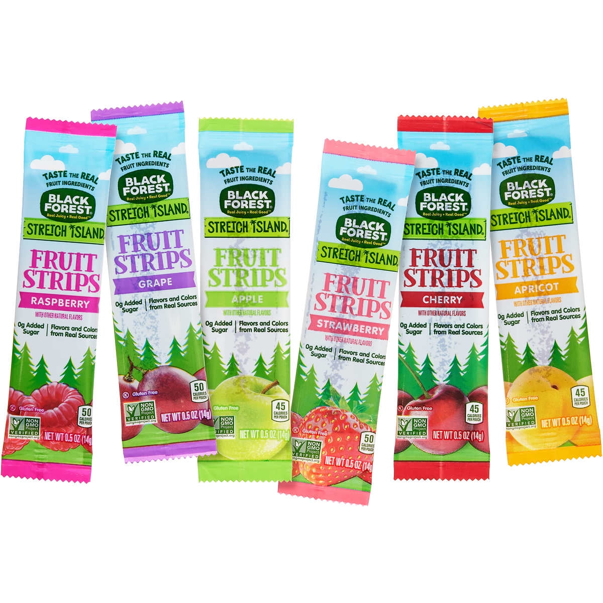Black Forest Variety Pack Fruit Strips Variety Pack 50 - 0.5 oz Fruit Strips