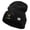 Black, variant on US Army Retired Military Embroidered Long Beanie - Black OSFM