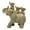Grayish Yellow, variant on Baby and Mother Elephant Family Figurine ResinsAn1ma1Sculpture for Home Decors