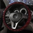 thumbnail image 5 of 38cm Crystal Car Steering Wheel Cover, Universal Steering Wheel Cover Velvet Steering Wheel Cover Handcrafted Car Steering Wheel Covers Non-Slip Soft Microfiber Steering Wheel Cover, 5 of 5