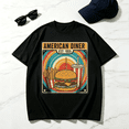 thumbnail image 5 of Men's 100% Cotton Short Sleeve Crewneck Graphic T-Shirt, Soft Breathable Moisture Wicking Casual Basic S-3XL, 5 of 7